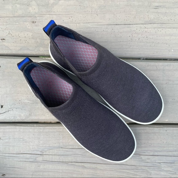 Rothy’s The Chelsea Merino Wool Espresso knit sneaker boots size 8 - Picture 2 of 16